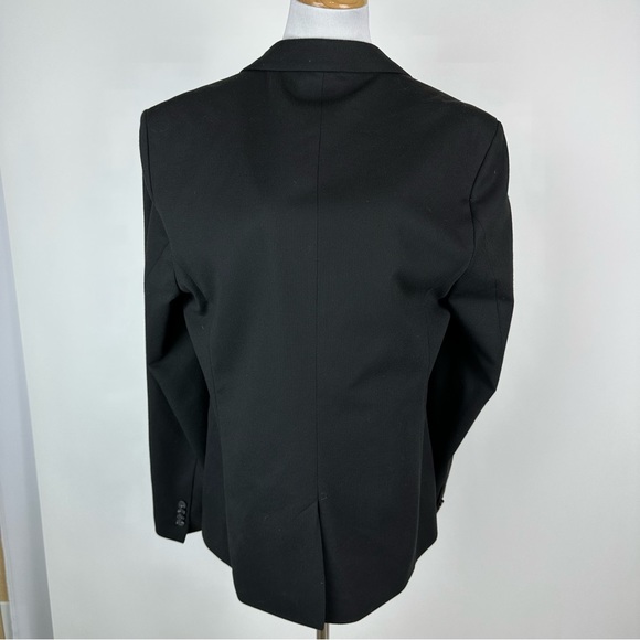 ZARA Essentials Daily Outfit Black Two Button Blazer Size XL - Picture 4 of 8
